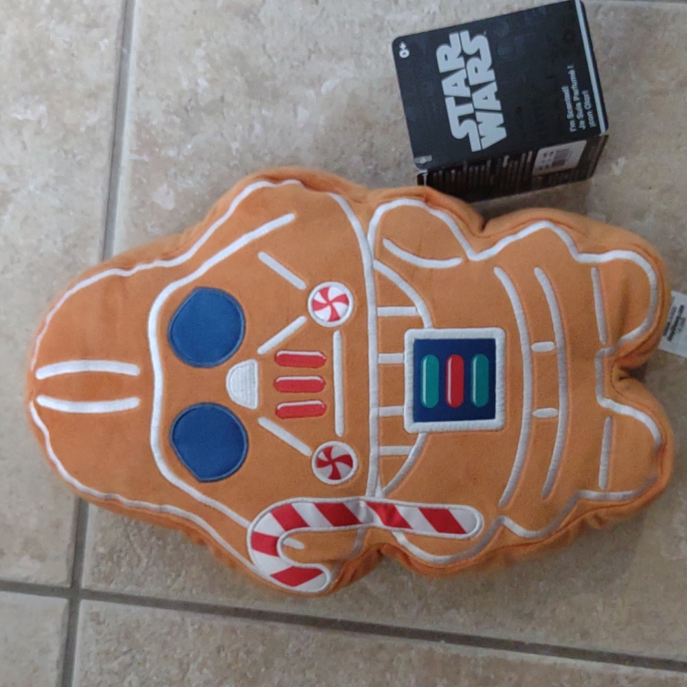 Disney Gingerbread Darth Vader Plush New